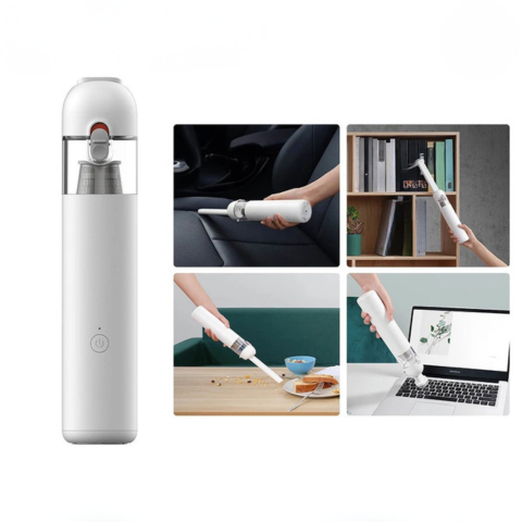 Aspirapolvere Portatile Senza Fili — Pulizia Efficace & Design Compatto 