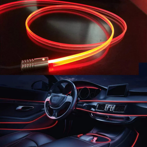 Benzile Luminoase Auto – Ambianță RGB Interioară 