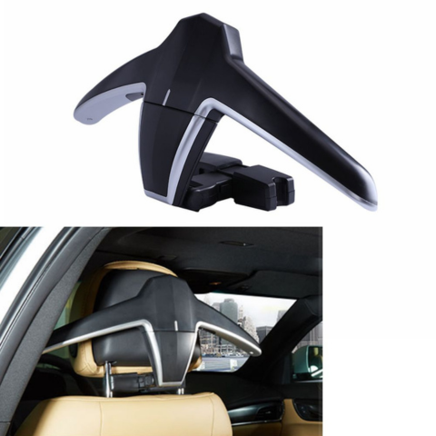 Percha de viaje para asiento de auto – Compacta y funcional 