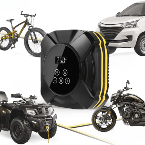 Mini Compresor de Aire Portátil – Ideal Para Coche, Moto y Bicicleta 