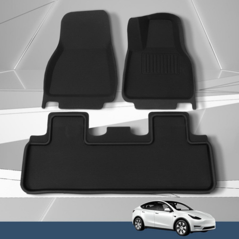 Covor de podea personalizat pentru Tesla Model Y — Protecție integrală & Design elegant 