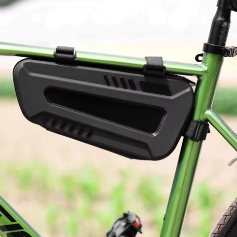 Bolsa de manillar rígida impermeable — Almacenamiento práctico para bicicleta 