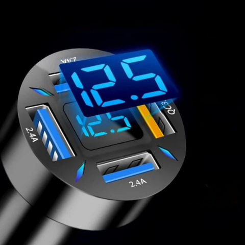 Καθολικός Φορτιστής Αυτοκινήτου Και Multi-USB 