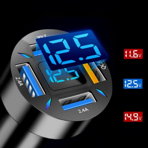 Univerzální a multi-USB nabíječka do zapalovače 