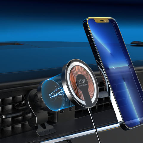 Draadloze Magnetische Oplader Auto – Verbonden en Handig Rijden 