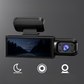 Dashcam Dubbel Full HD Bil - Nattvision + Inre Kamera 