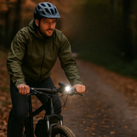 250 lumenové predné svetlo na bicykel - zvýšená viditeľnosť a bezpečnosť v noci