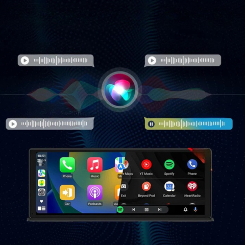 Ekran dotykowy 11,3" z kamerą samochodową 4K i kamerą cofania 1080p - wyjątkowo wyraźny obraz i płynna jazda