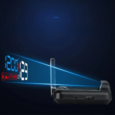 Display Head-Up C500 OBD2 - Schermo chiaro e installazione semplice