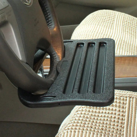 Mesa de volante para coche — Comidas y trabajo en movimiento 