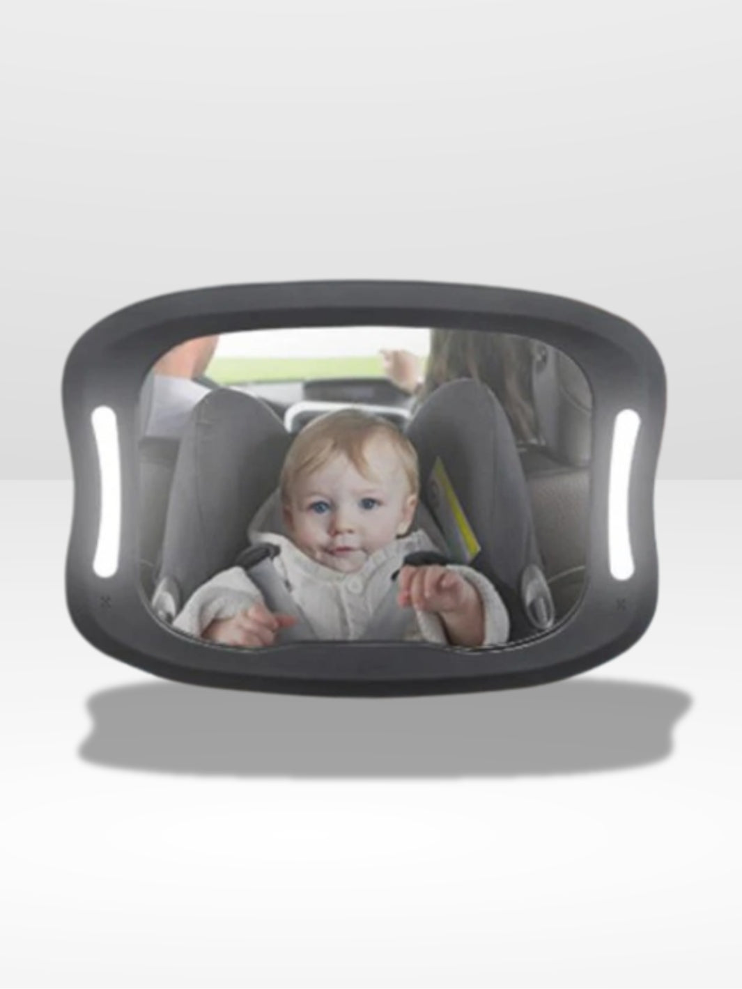Surveillance Mirror for Baby — Integrated Lighting for Clear Night Vision 