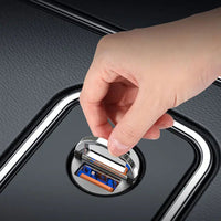 Kompakter Auto-Ladegerät – Doppel-USB-Port und Schnellladung 