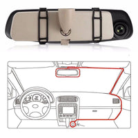 Dual-Linse Dashboard-Kamera - Kontinuierliche Überwachung & Weitwinkel
