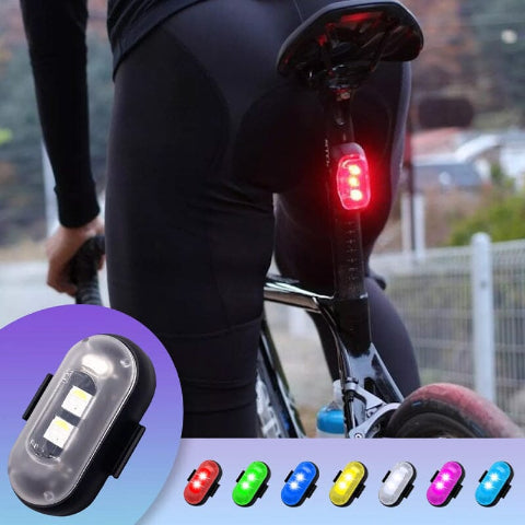 Lumină LED Anti-Coliziune – Ciclism și Motociclism 