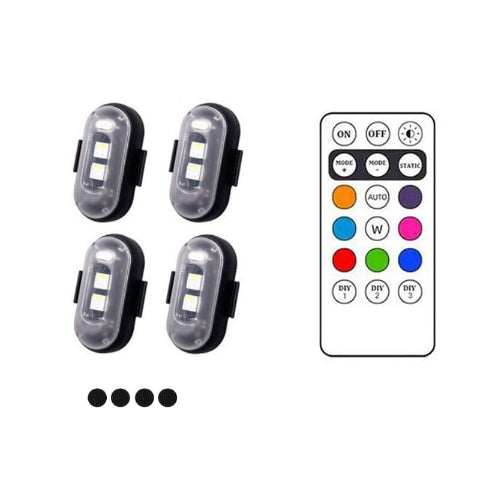 Lumină LED Anti-Coliziune – Ciclism și Motociclism 